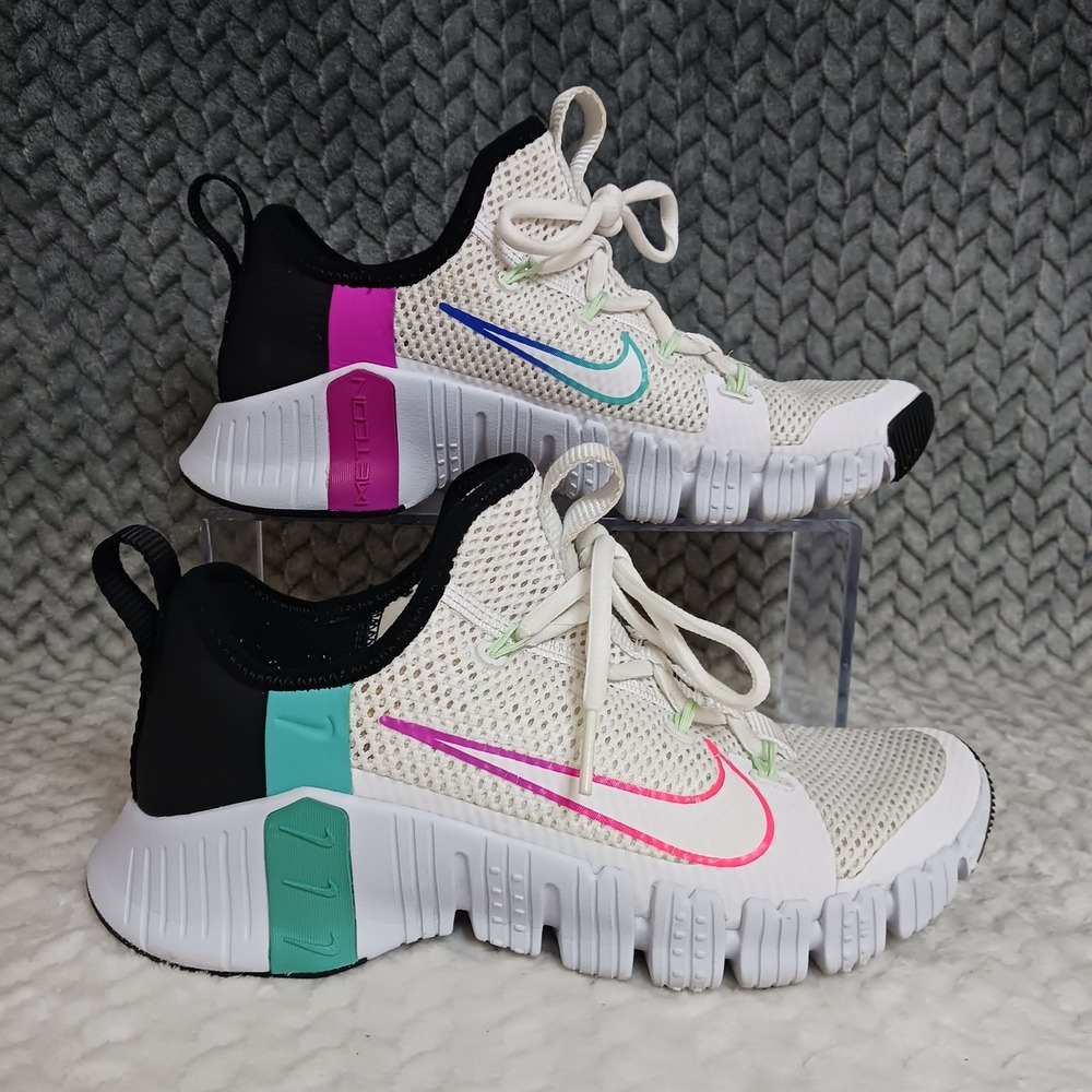 Nike Free Metcon 3 Flash Crimson Aqua Women's Crossfit Training Shoes Size 5.5